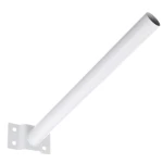 Suport consola / brat cu prindere pe perete / stalp pentru proiector solar stradal / lampa stradala ALB