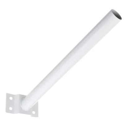 Suport consola / brat cu prindere pe perete / stalp pentru proiector solar stradal / lampa stradala ALB