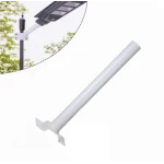 Suport consola / brat cu prindere pe perete / stalp pentru proiector solar stradal / lampa stradala ALB