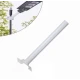 Suport consola / brat cu prindere pe perete / stalp pentru proiector solar stradal / lampa stradala ALB