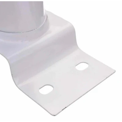 Suport consola / brat cu prindere pe perete / stalp pentru proiector solar stradal / lampa stradala ALB