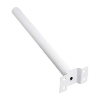 Suport consola / brat cu prindere pe perete / stalp pentru proiector solar stradal / lampa stradala ALB
