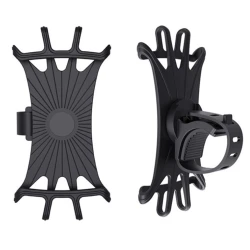 Suport de telefon pentru bicicleta din silicon 8 brate