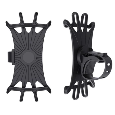 Suport de telefon pentru bicicleta din silicon 8 brate