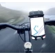 Suport de telefon pentru bicicleta din silicon 8 brate