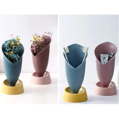 UB Suport decorativ pentru ustensile stil ghivechi cu scurgere