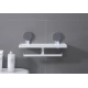 Suport hartie igienica cu etajera si suport prosop