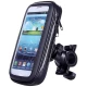 Suport husa telefon mobil LX 01 pentru bicicleta si motocicleta rezistent apa si socuri  touchscreen rotativ negru