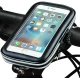 Suport husa telefon mobil LX 01 pentru bicicleta si motocicleta rezistent apa si socuri  touchscreen rotativ negru
