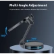 Suport magnetic auto rotativ la 360 grade cu baza rotunda pliabil