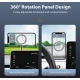 Suport magnetic auto rotativ la 360 grade cu baza rotunda pliabil