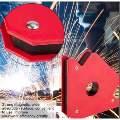 UB Suport magnetic pentru sudură în unghi roșu 4”