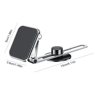 Suport magnetic si reglabil auto pentru telefon cu prindere pe bord F52