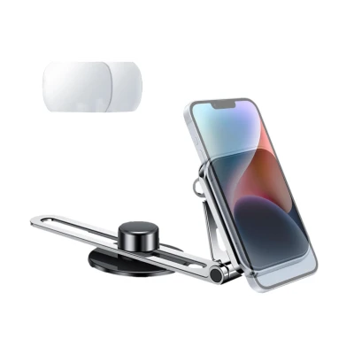 Suport magnetic si reglabil auto pentru telefon cu prindere pe bord F52