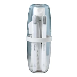 Suport Multifunctional Transparent pentru Periuta de Dinti 