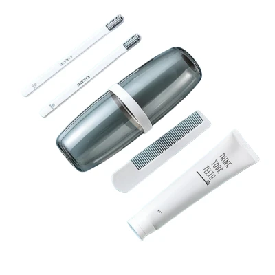Suport Multifunctional Transparent pentru Periuta de Dinti