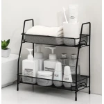 Suport organizator din metal cu 2 etajere AMIGOLD