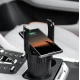 Suport pentru pahare auto cu încărcător wireless