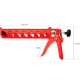 Suport Pistol de calafat 400 ml colorat