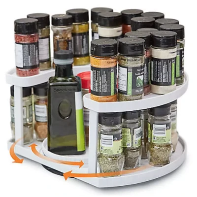 Suport rotativ cu 2 nivele pentru recipiente Spice Spinner