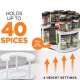 Suport rotativ cu 2 nivele pentru recipiente Spice Spinner