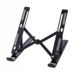 Suport tableta sau laptop plastic ABS reglaj 6 niveluri negru
