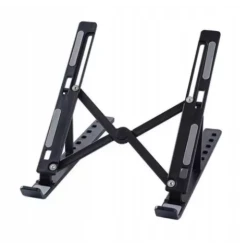 Suport tableta sau laptop plastic ABS reglaj 6 niveluri negru