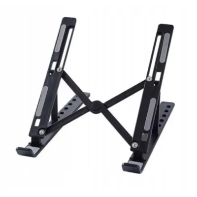 Suport tableta sau laptop plastic ABS reglaj 6 niveluri negru