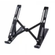 Suport tableta sau laptop plastic ABS reglaj 6 niveluri negru