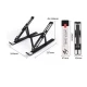 Suport tableta sau laptop plastic ABS reglaj 6 niveluri negru