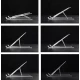 Suport tableta sau laptop plastic ABS reglaj 6 niveluri negru