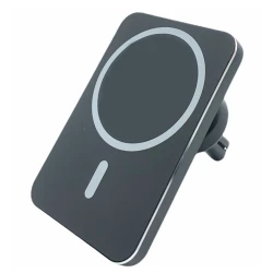 Suport telefon auto Andowl Q PD21 negru cu incarcare wireless reglabil