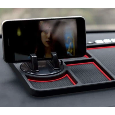 Suport telefon auto tip covoras antiderapant pad masina afisare numar telefon fixare pe bord