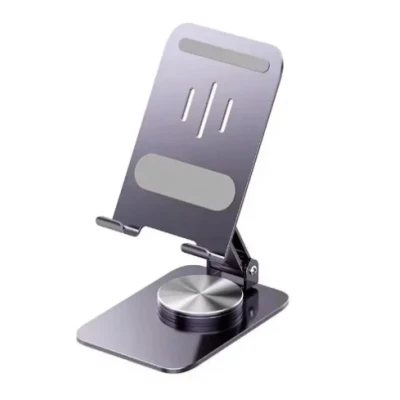 Suport telefon de birou pliabil din aluminiu cu rotire la 360 grade Andowl Q ZJ391