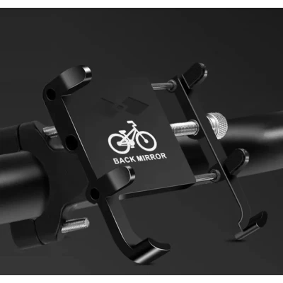Suport telefon metalic A-6 pentru motocicleta bicicleta sau trotineta