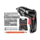 Surubelnita electrica fara fir cu 48 piese
