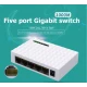 Switch de retea gigabit cu 5 porturi