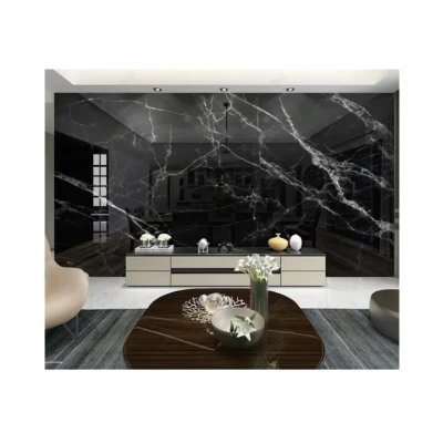 UB FOLIE TIP TAPET autoadeziv rola model marmura NEAGRA 300x60 cm