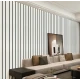 Tapet model riflaj lemn 3D GRI cu dungi 40 x 300cm