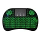 Tastatura Mini Wireless Q K07 cu Touchpad 2.4 GHz Iluminare RGB 7 Culori 