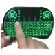 Tastatura Mini Wireless Q K07 cu Touchpad 2.4 GHz Iluminare RGB 7 Culori 