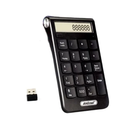 Tastatura Numerica Extensie cu Receptor Wireless USB 3.0 Andowl QJP30