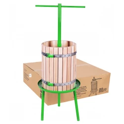 Teasc / presa din lemn pentru zdrobit struguri fructe 40 L Lider Premium MX954
