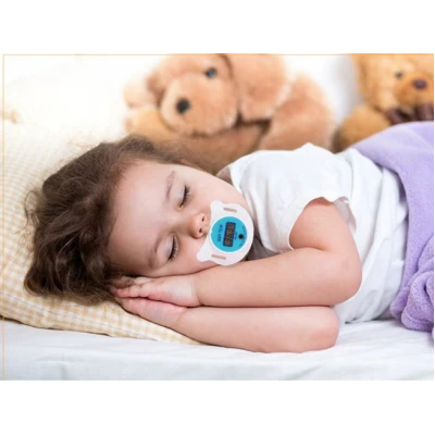 Termometru Electronic pentru Bebelusi tip Suzeta 2 in 1 cu ecran