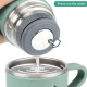 Termos 500 ml + 2 cesti otel inoxidabil verde