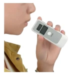 Tester de Alcoolemie digital functie de ceas cronometru Alb
