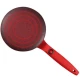 Tigaia electrica pentru clatite 20 cm ROSIE