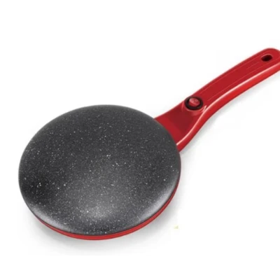 Tigaia electrica pentru clatite 20 cm ROSIE