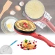 Tigaia electrica pentru clatite 20 cm ROSIE
