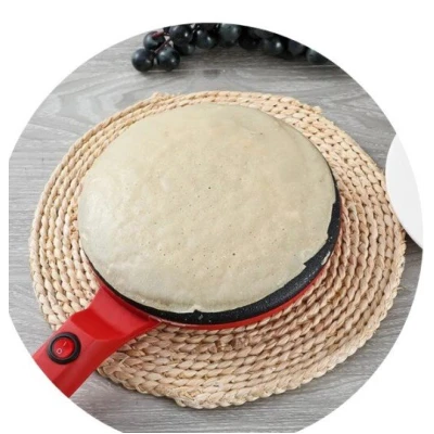 Tigaia electrica pentru clatite 20 cm ROSIE